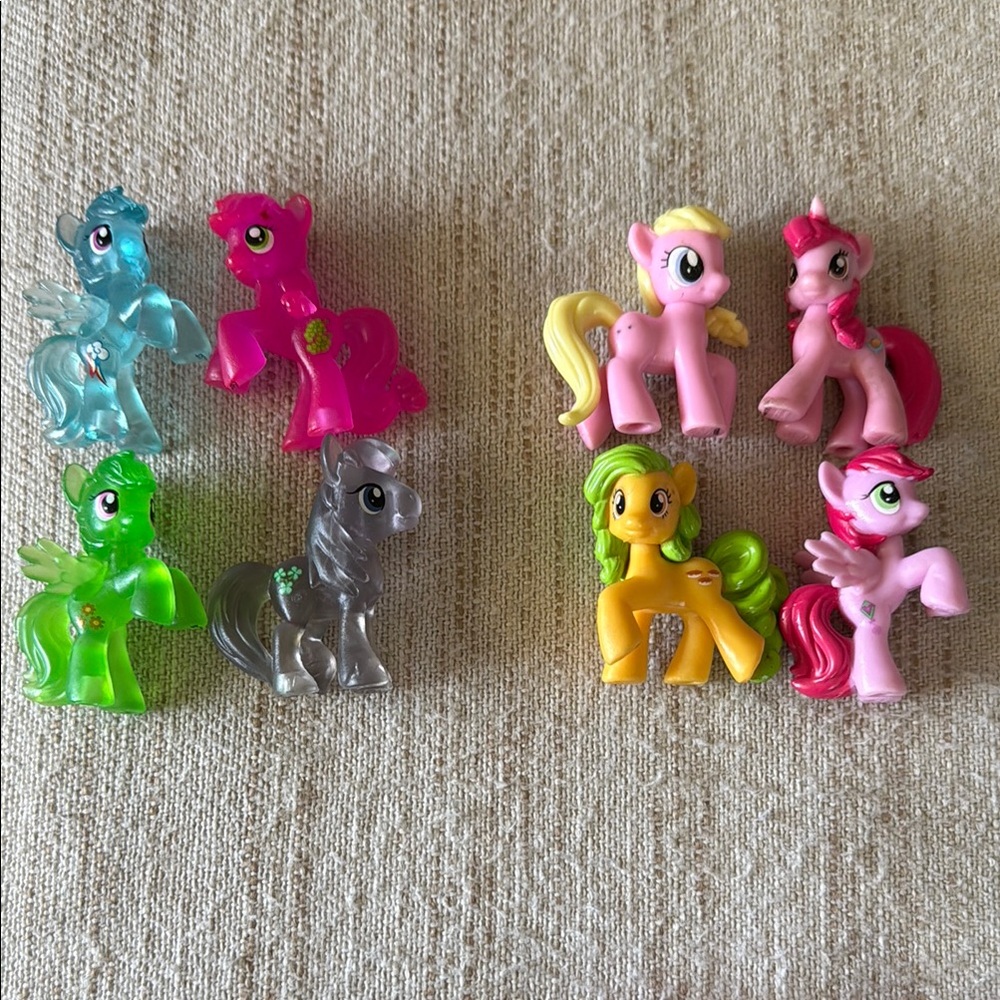 My Little Pony Rare 2010 Blind Bag Set Accessories Set (Contains 8 Ponies)